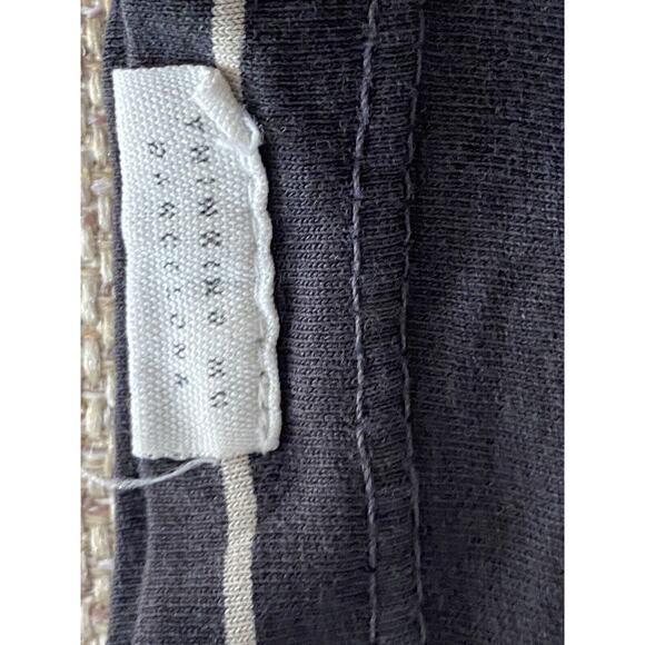 THINKING MU Organic cotton tee Black with White stripes T Shirt M - Picture 6 of 12